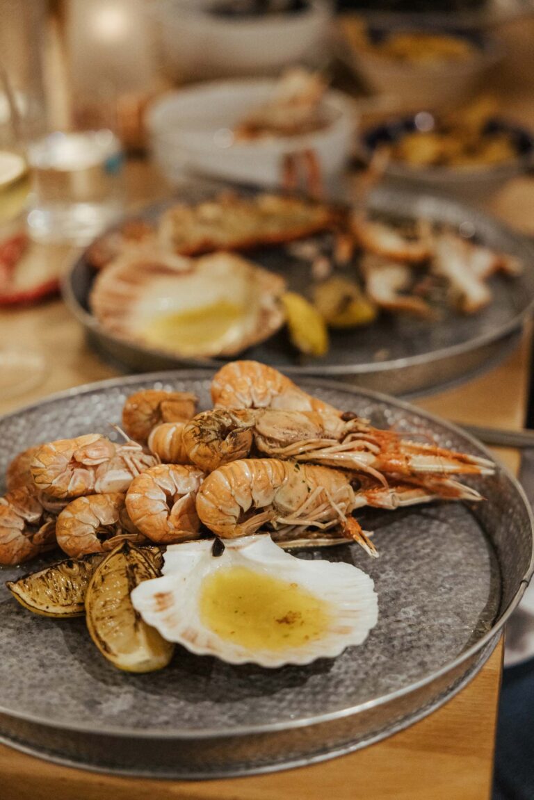 Seafood dinner