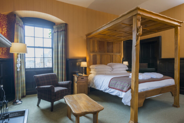 Bedroom in hotel