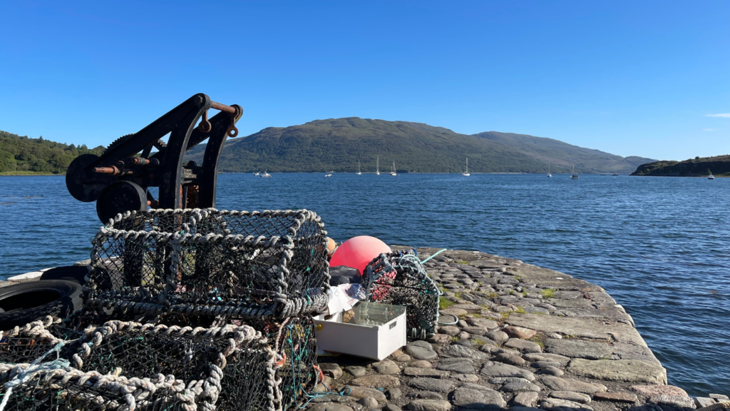 fishing nets in Scotland