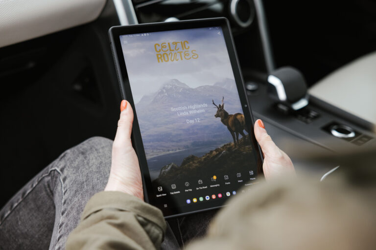 Land Rover Discovery interior app