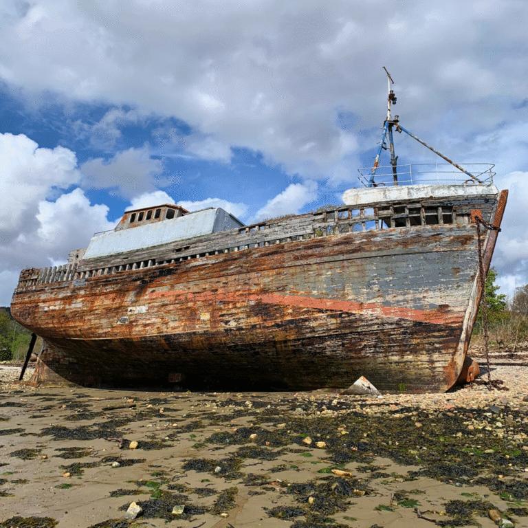 Corpach Shipwreck, near to Fort William