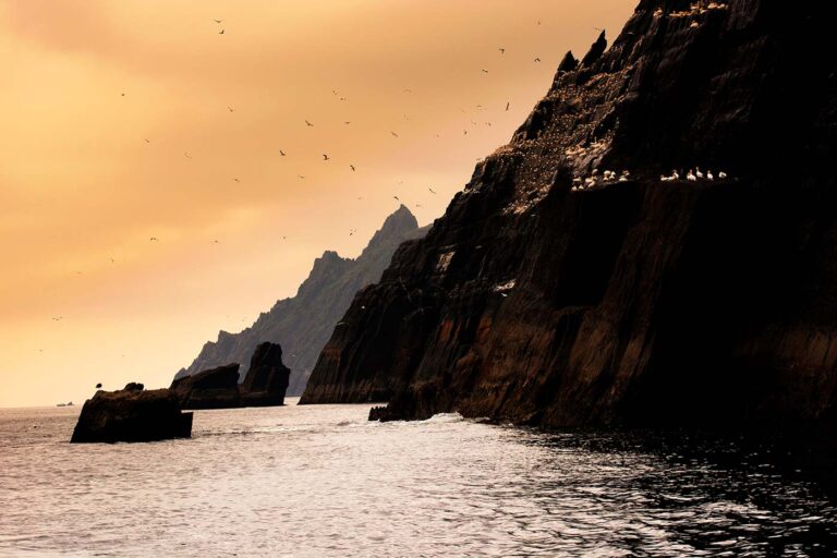 Skellig Michael UNESCO World Heritage Site Kerry in Ireland