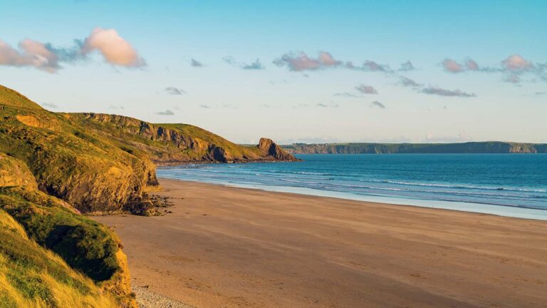 Newgale Beach Pembrokeshire in Wales