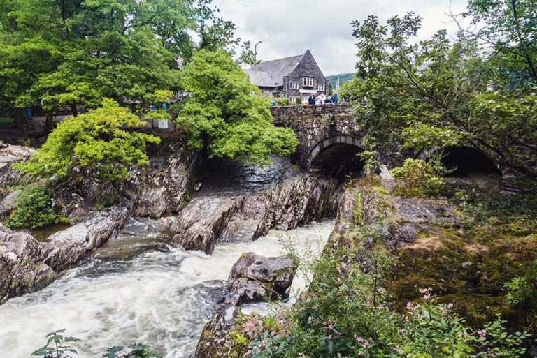 Betws y Coed in Snowdonia National Park in Wales