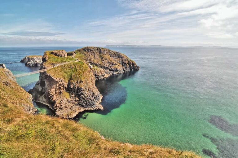 Rope bridge in Northern Ireland
