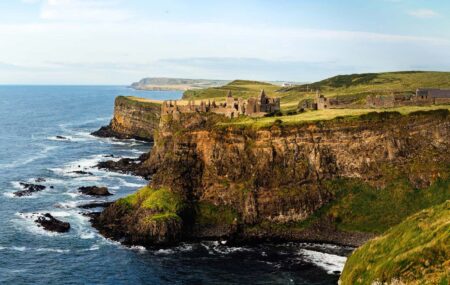 Dunluce Castle in Northern Ireland