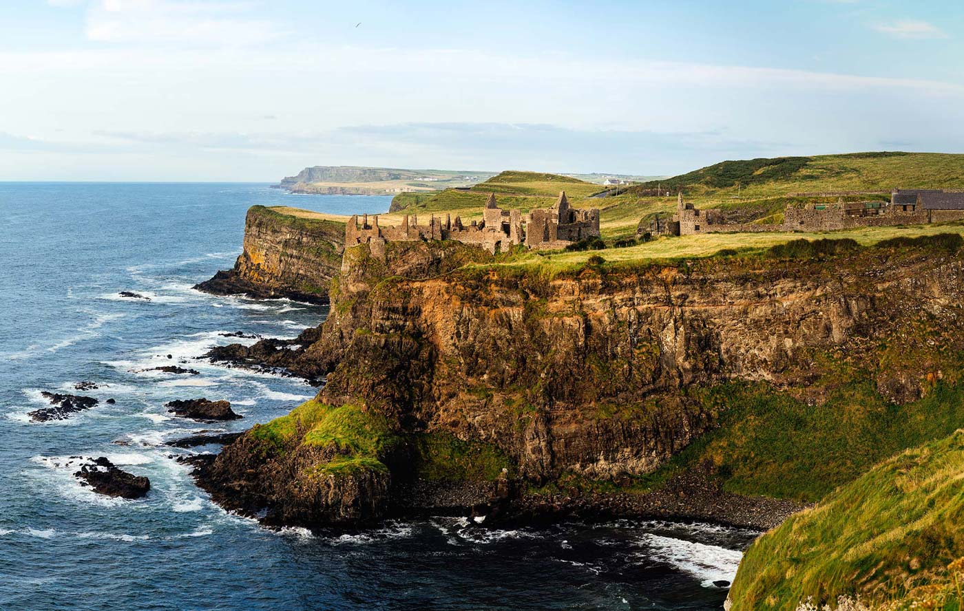 Dunluce Castle in Northern Ireland