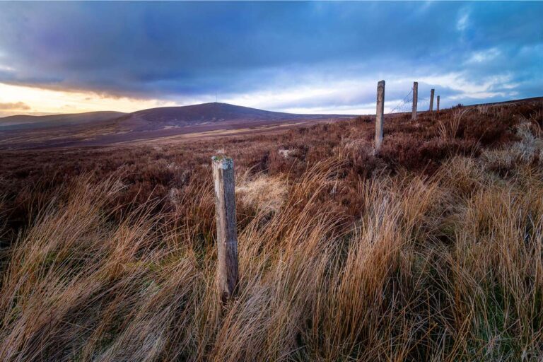 Kippure Mountain Wicklow in Ireland