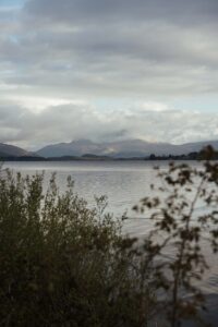 Scottish view over a loch