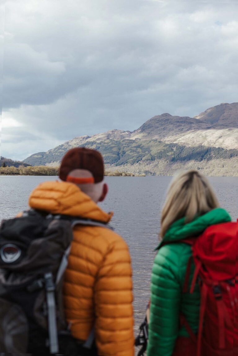 Couple site seeing on Celtic Routes trip