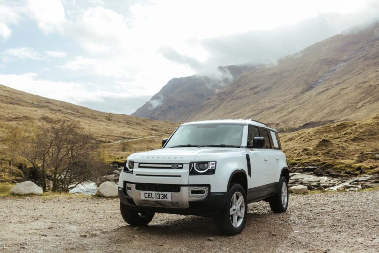 Celtic Routes white Land Rover