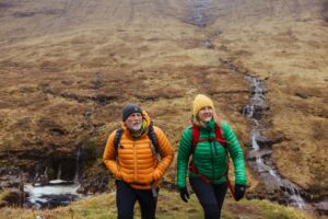 Couple hiking