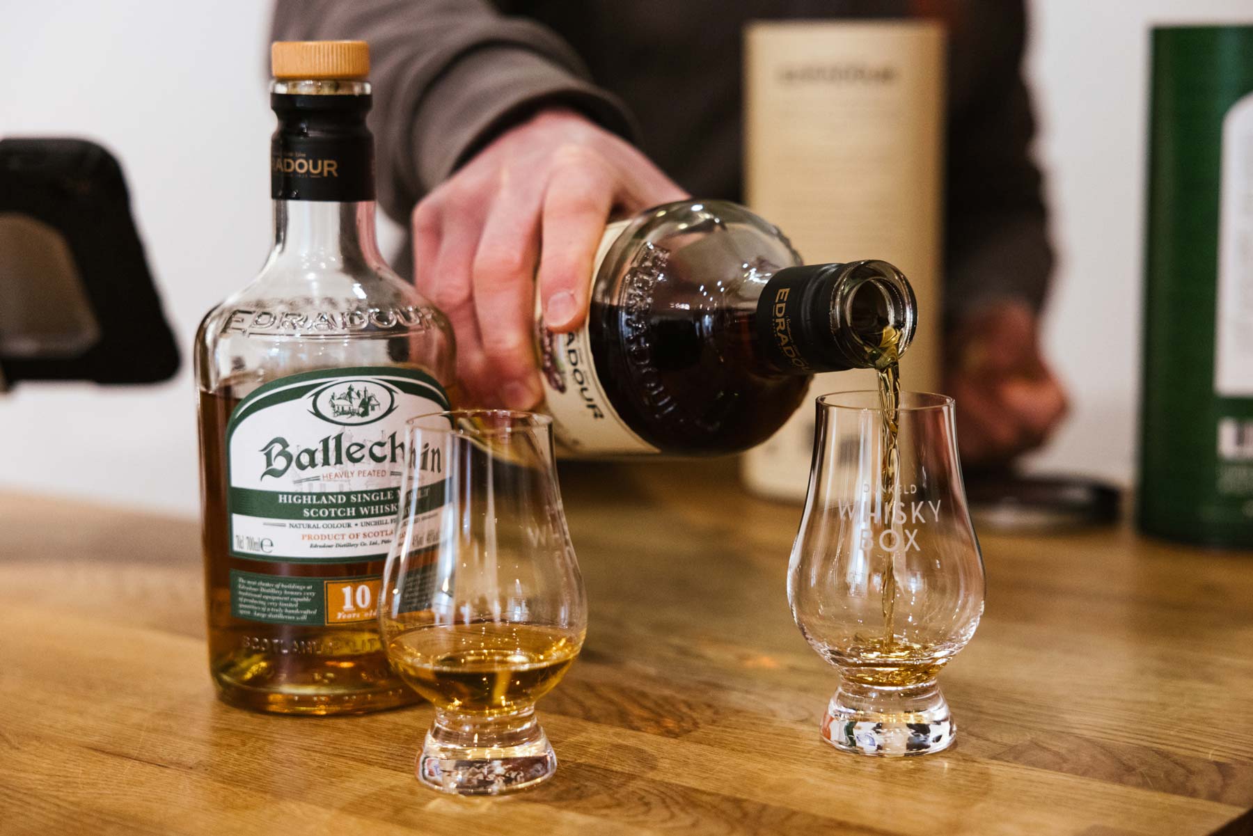 Whiskey tasting in Scotland