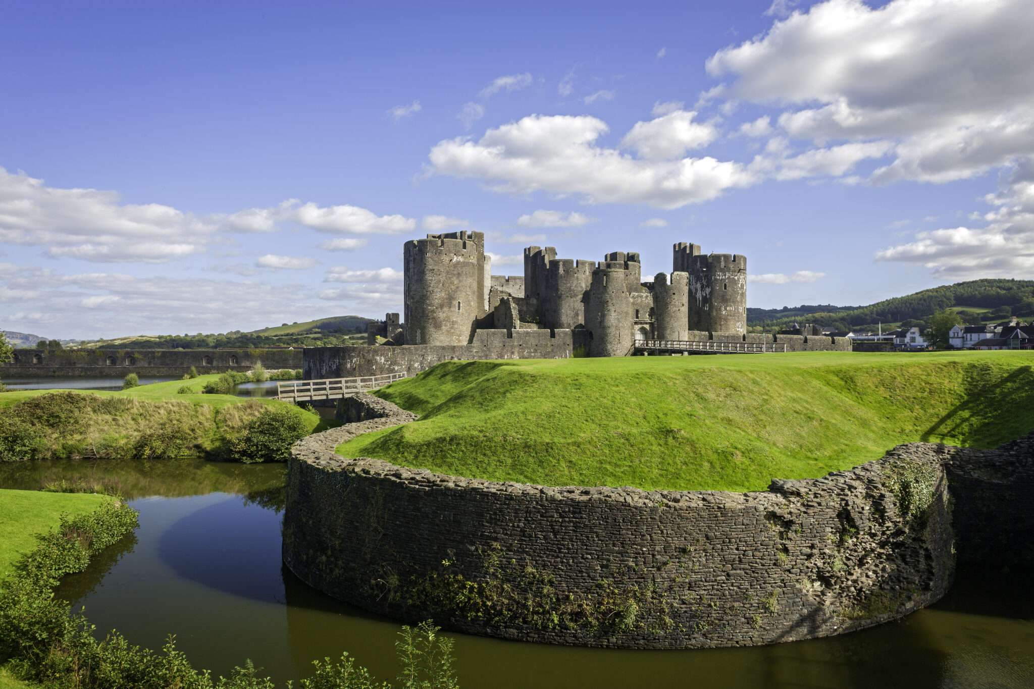South Wales Caerphilly Castle