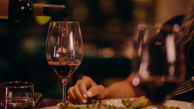 Glass of wine