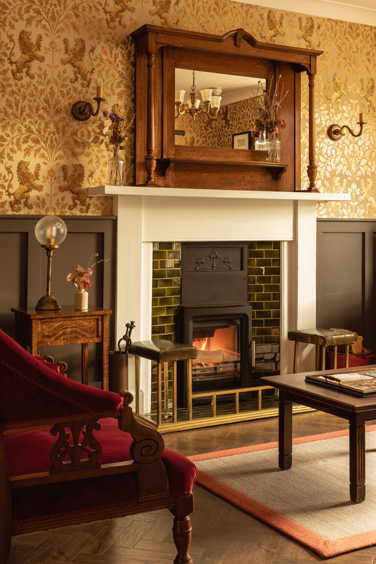 Dipping Lugger Hotel fireplace