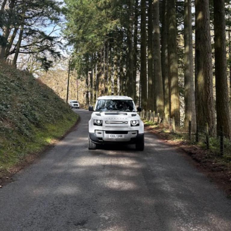 Land Rover on Elan Valley
