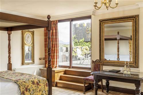 Abbeyglen Castle Hotel superior room balcony