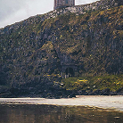 Mountain reflected in a Scottish loch