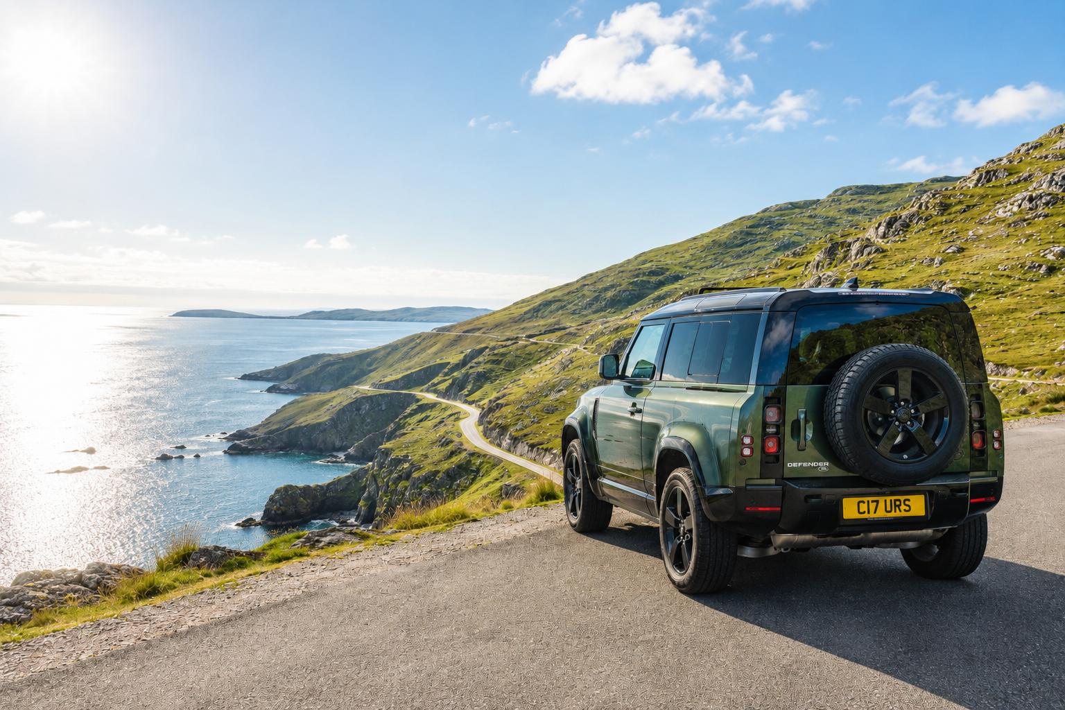 Landrover on the coast 2